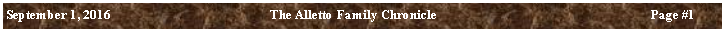 Text Box: September 1, 2016	The Alletto Family Chronicle	Page ##